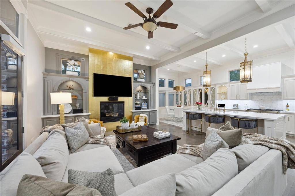 Family Room connected to the Kitchen