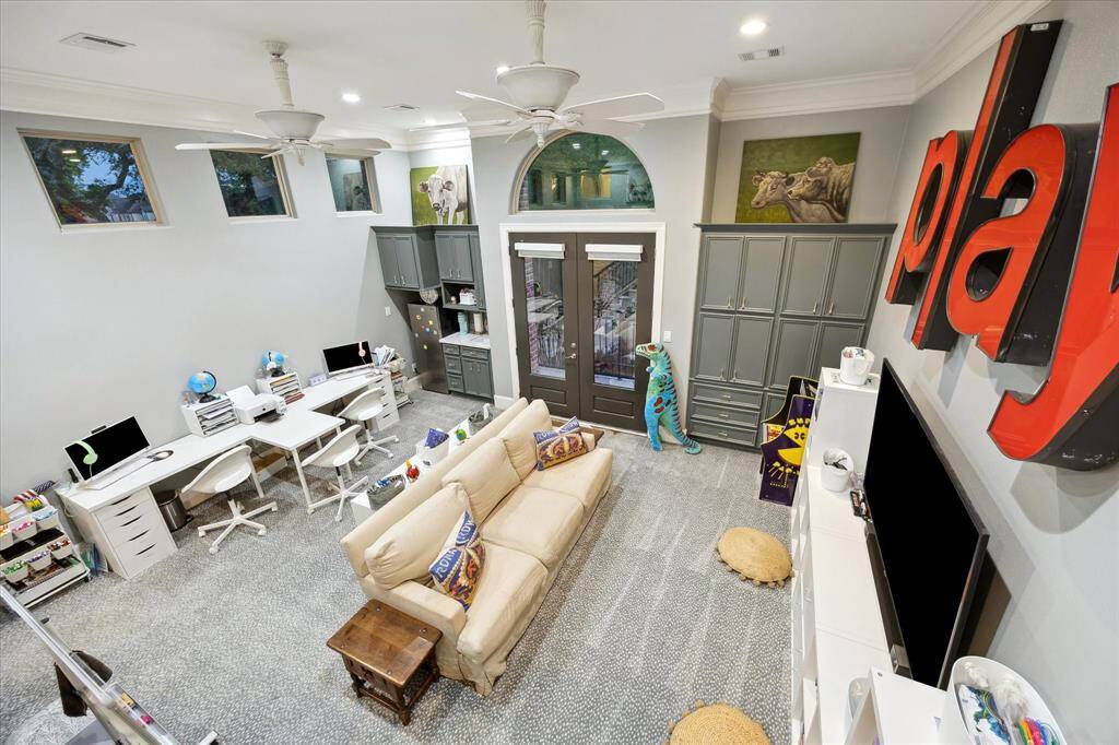 Gameroom, located over the Garage