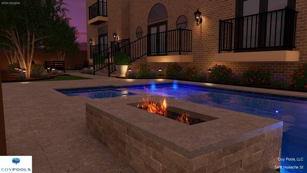 Pool rendering by Coy Pools