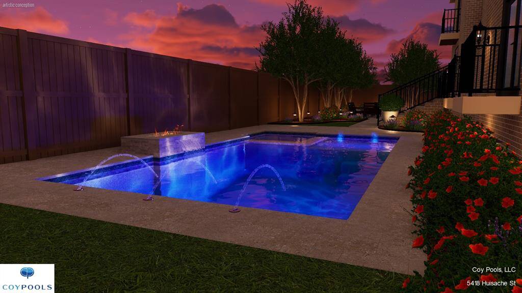 Pool rendering by Coy Pools