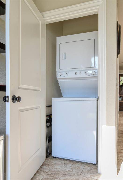 Washer and dryer down stairs