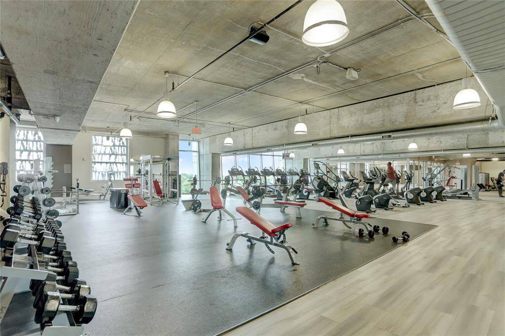 So many co-working spaces throughout the building