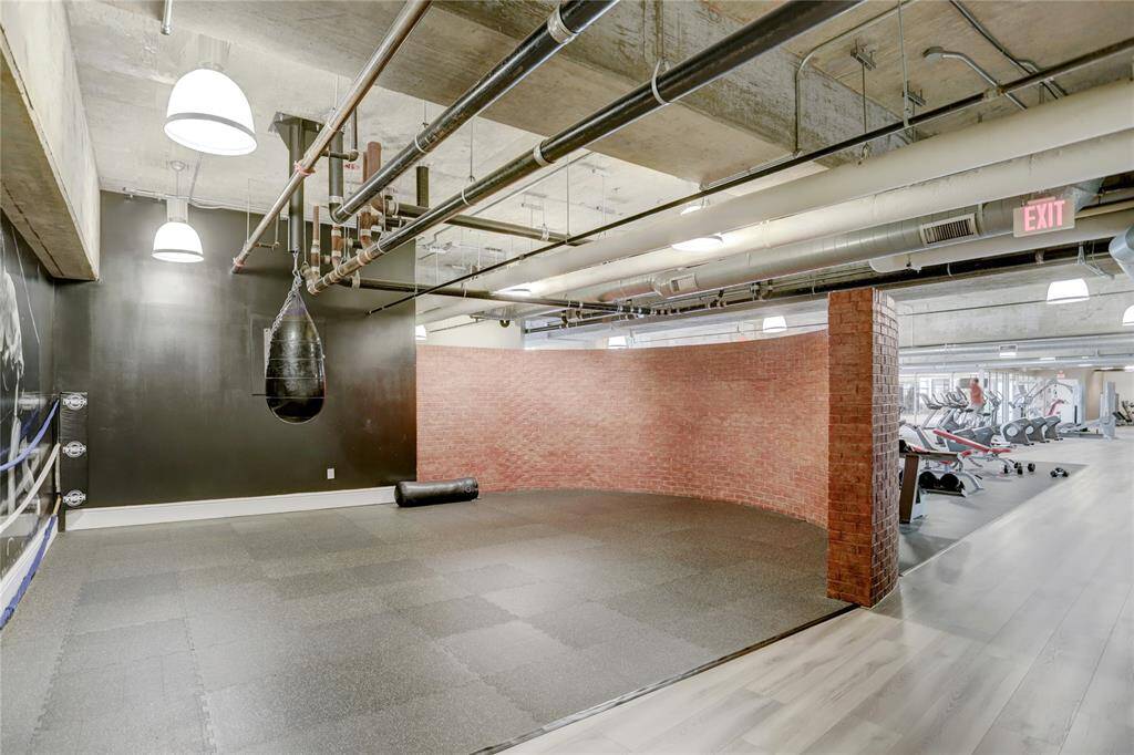 The wellness center features a gym, pilates room, men/women locker rooms featuring steam room, sauna room & so much more!