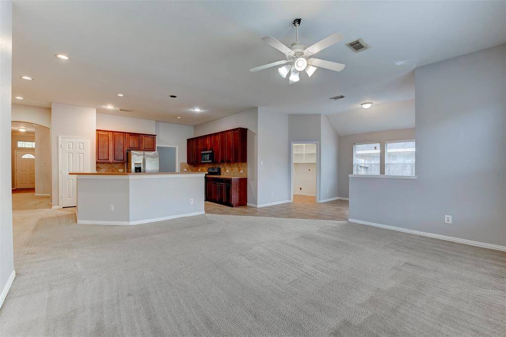 Open floorpan