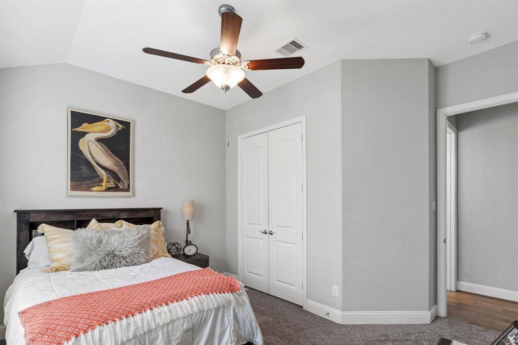 Featuring a nice-sized closet for all your storage needs.