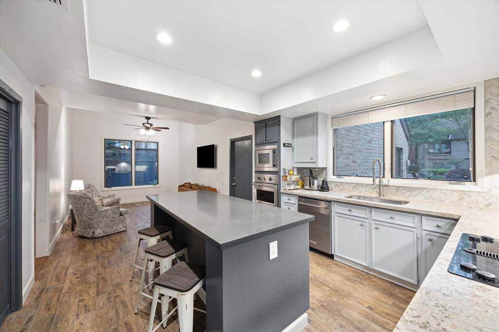 Updated Kitchen with large Breakfast / Sitting Area