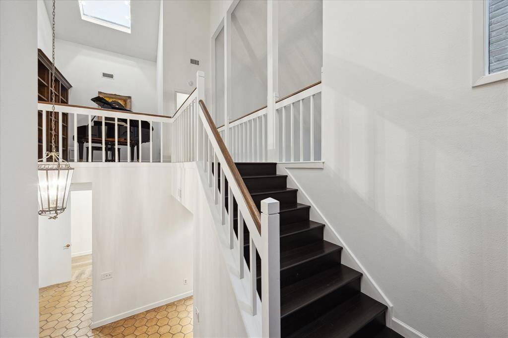 The Flex Area sits at the top of the stairs on the landing