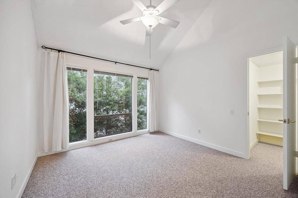 Second floor guest bedroom with walk-in closet