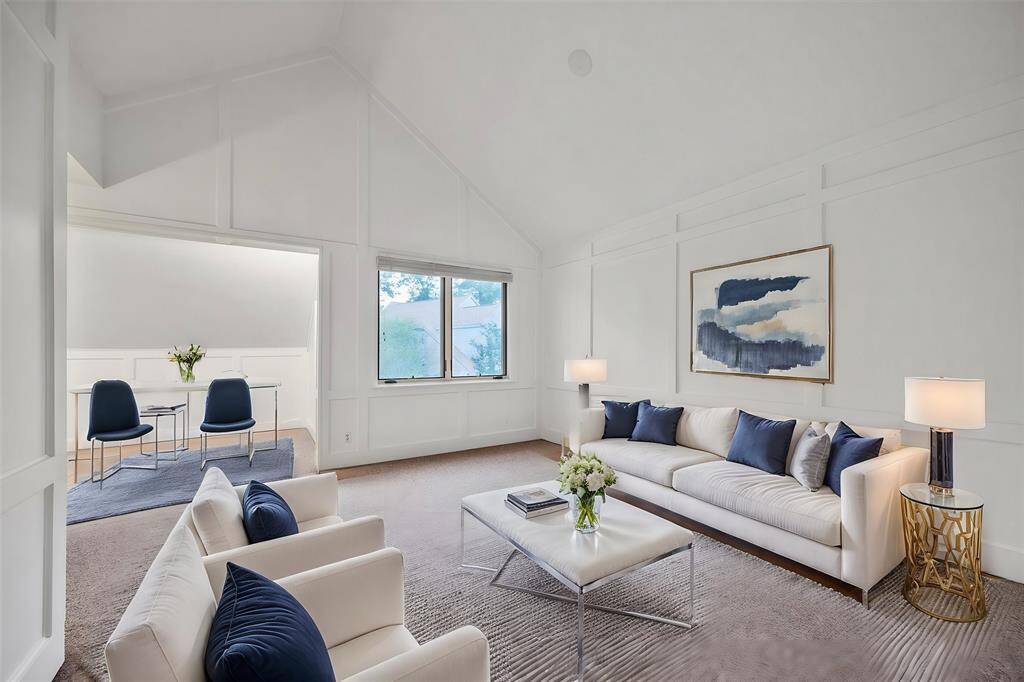 Virtually staged flex space.