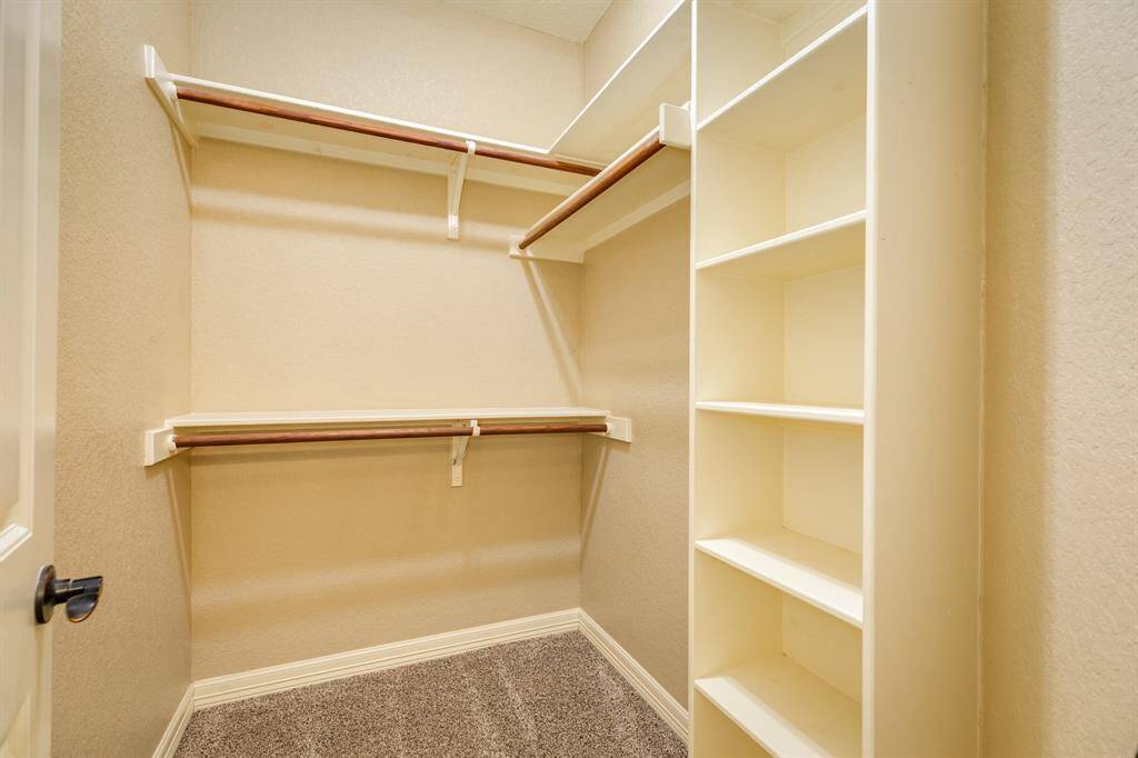 All closet space in the home offer plenty of storage.