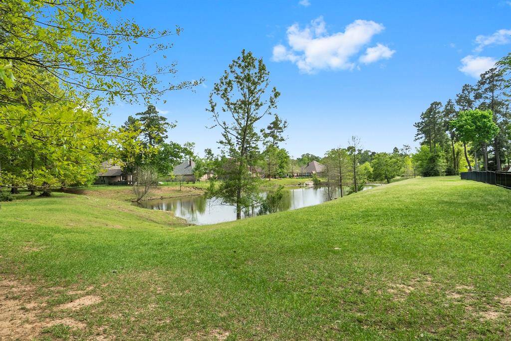 Access to pond from backyard.