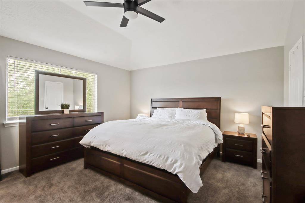 Now into your primary suite. Bathed in natural light, it serves as the ultimate sanctuary for relaxation.