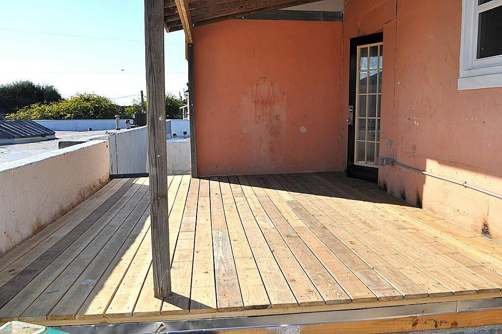 Roof top deck.