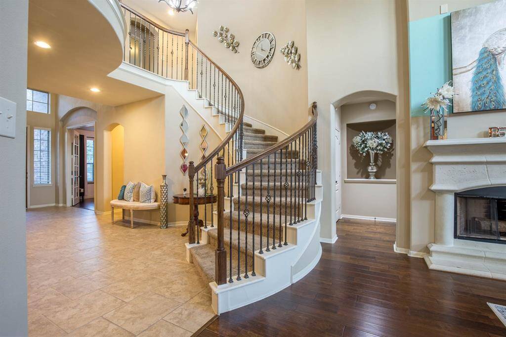 Impressive spiral staircase