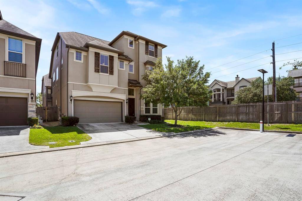Beautiful elevated home within a gated community located on a cul-de-sac in the Energy Corridor area. Home features a two-car attached garage and a gated backyard.