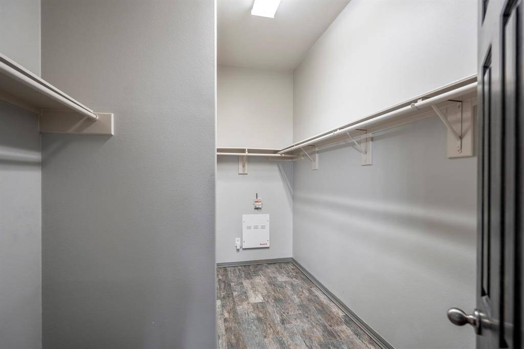 Primary closet
