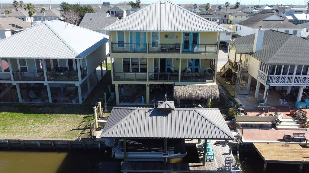 View of the boathouse and waterside.