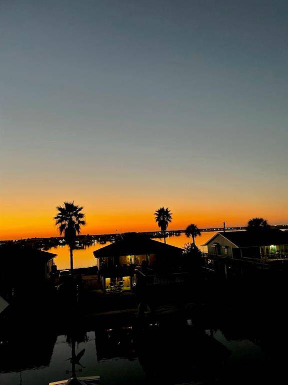 Sunset from the back porch.