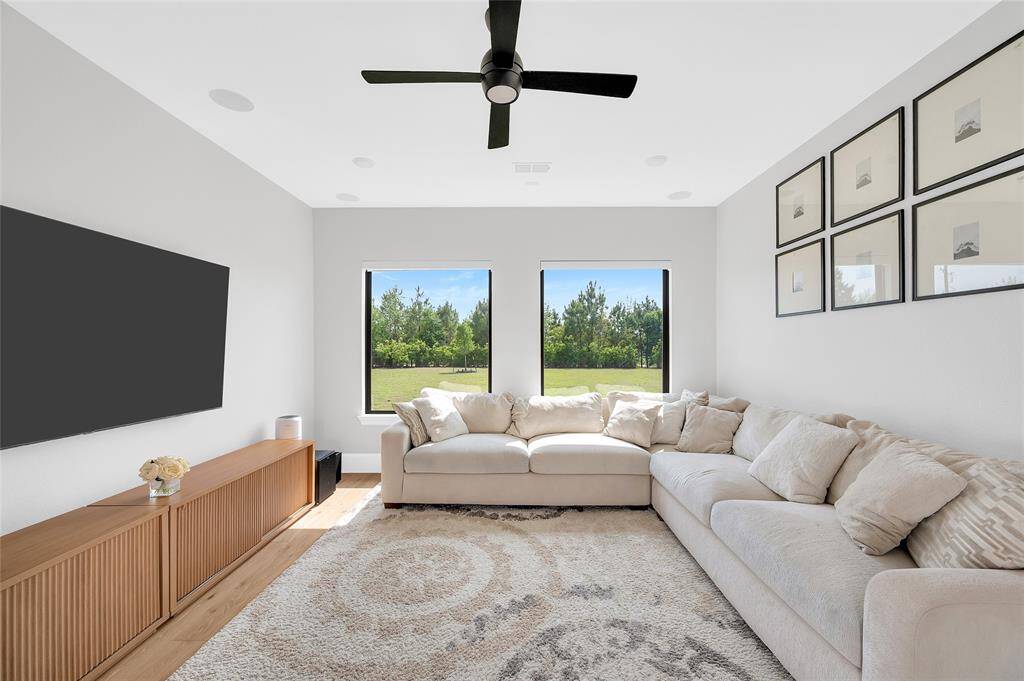 Main floor game room or versatile flex space.