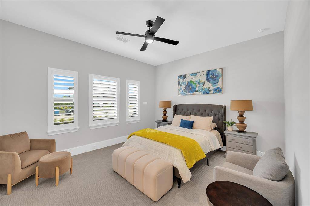 Full second main floor bedroom suite with ensuite bath and walk-in closet.