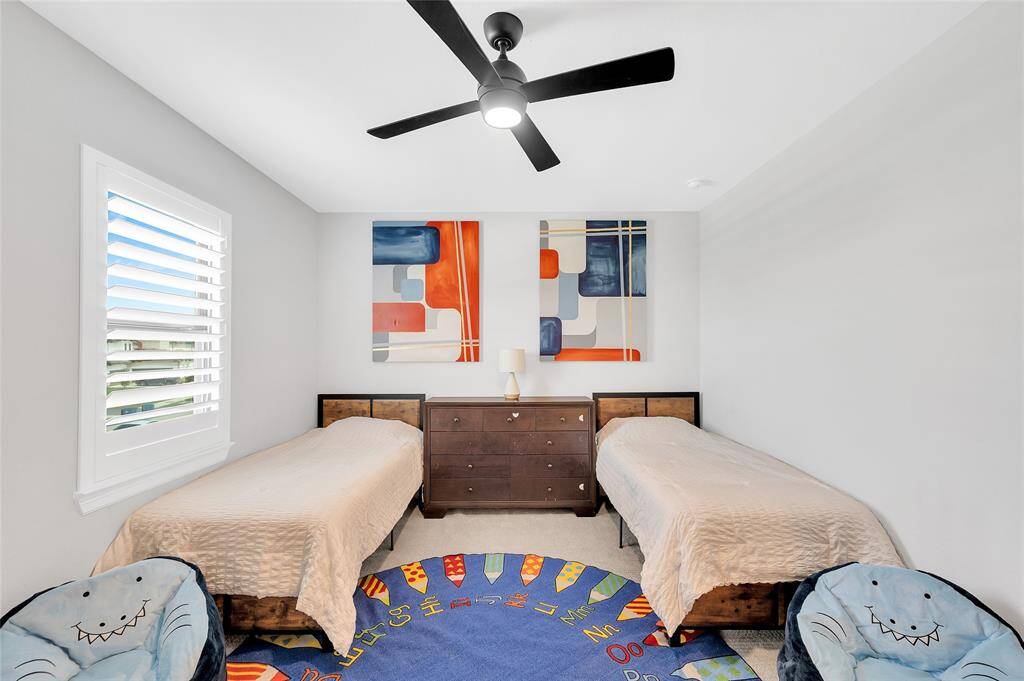 3rd bedroom suite with attached full bathroom.