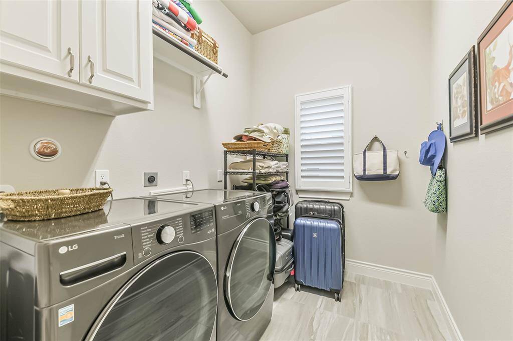 Plenty of space for an additional full size refrigerator and additional shelving