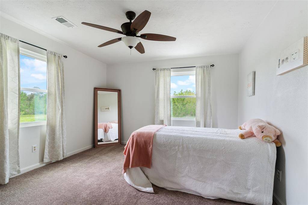Bedroom 3 also has barn door style closet doors