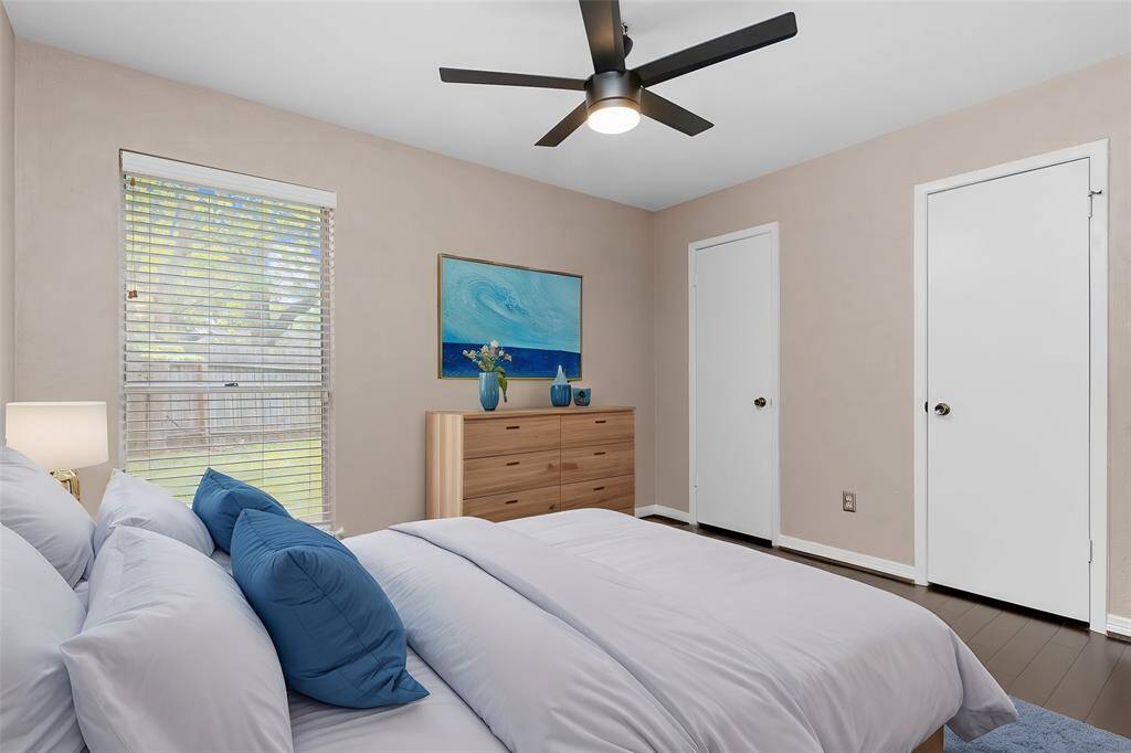 All the bedrooms have the gorgeous wood flooring!