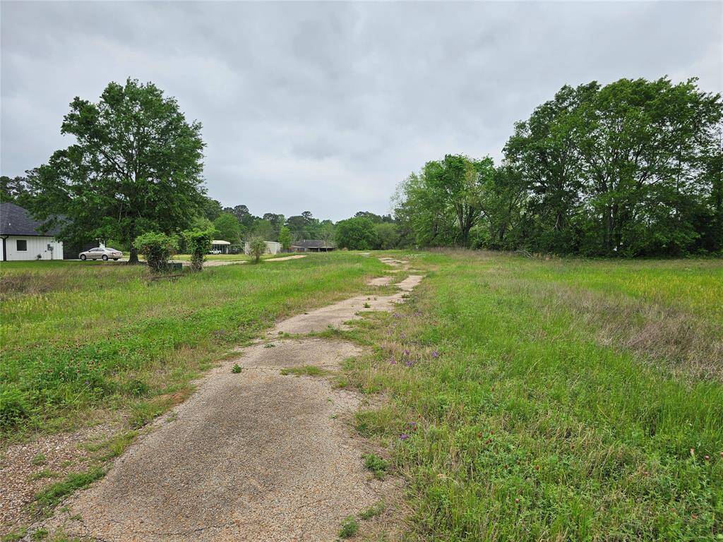 Private road leading into property