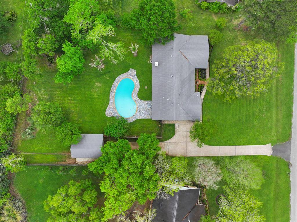 A drone view of this incredible property!
