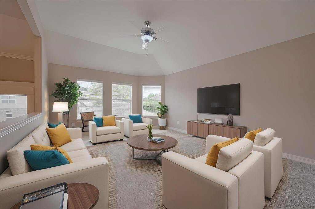 Virtually staged Upper level can also be additional family room movie area!