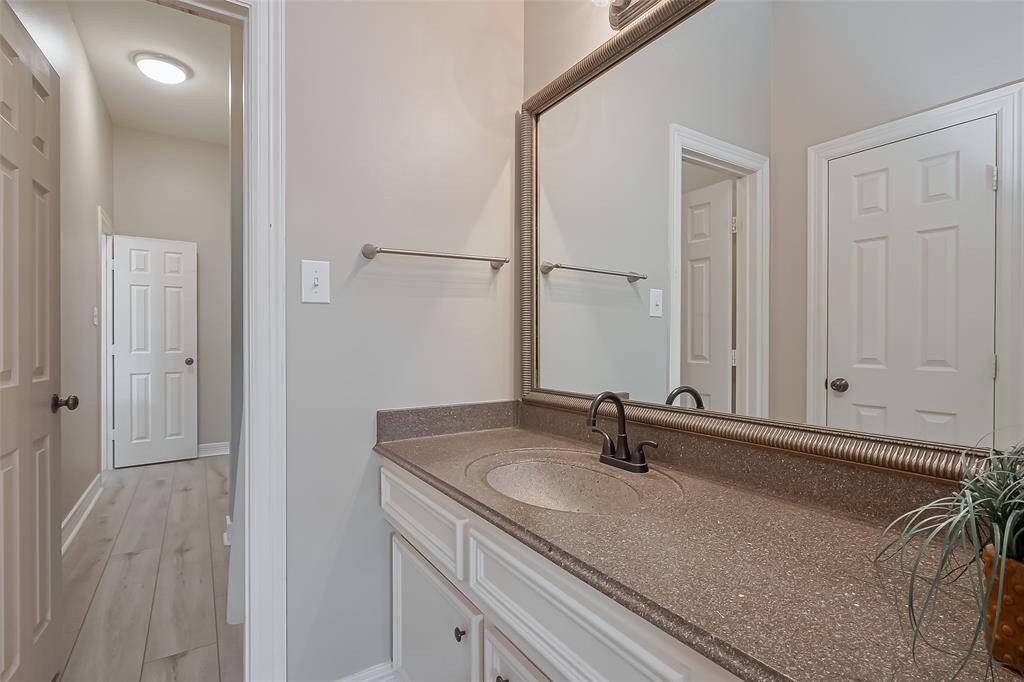 This is the second sink for the Jack and Jill bathroom