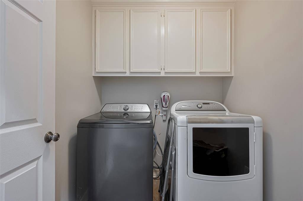 Laundry is on the main floor near the kitchen and dining room