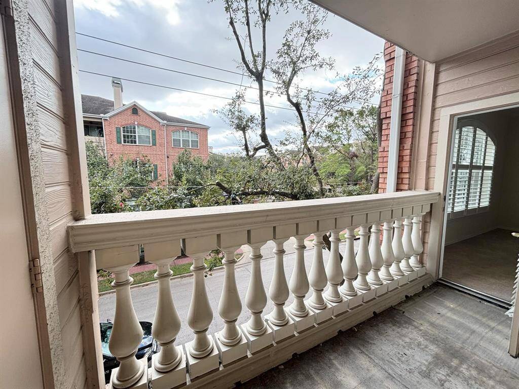 View from balcony