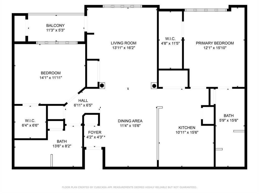 Floorplan, room sizes need to be verified