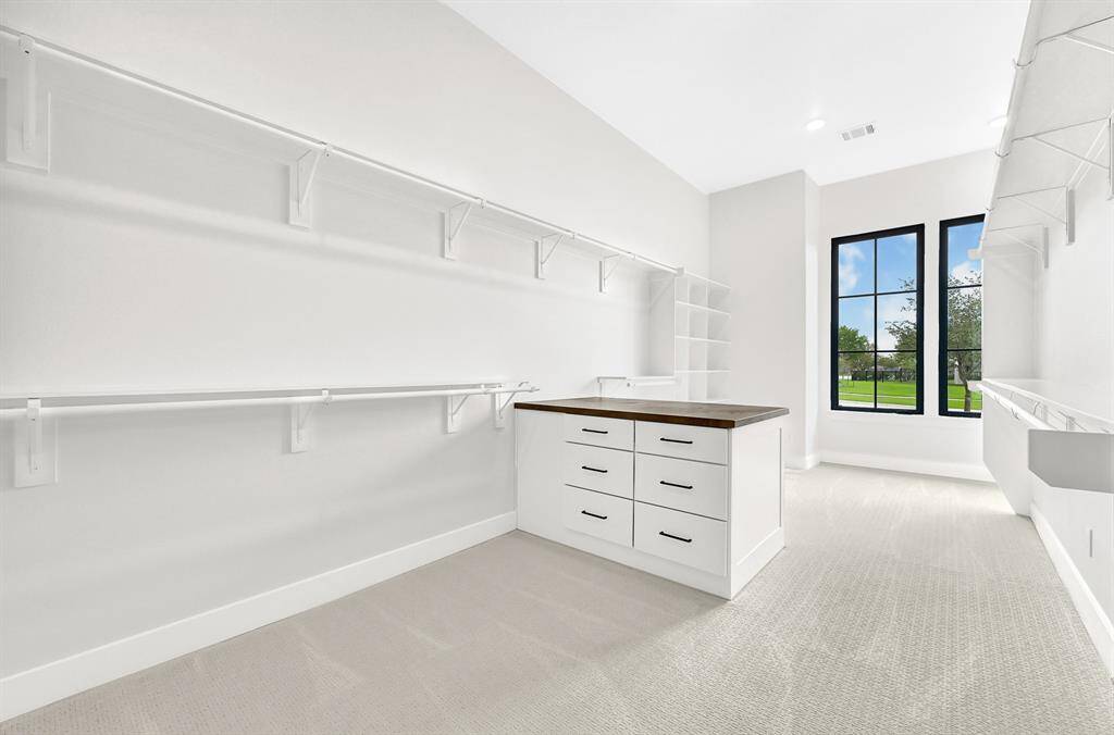 Primary closet