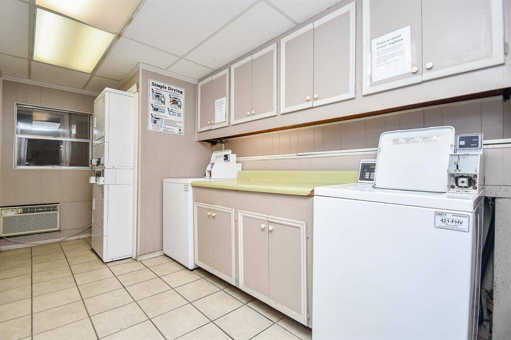 Laundry spaces are conveniently located through out the property.