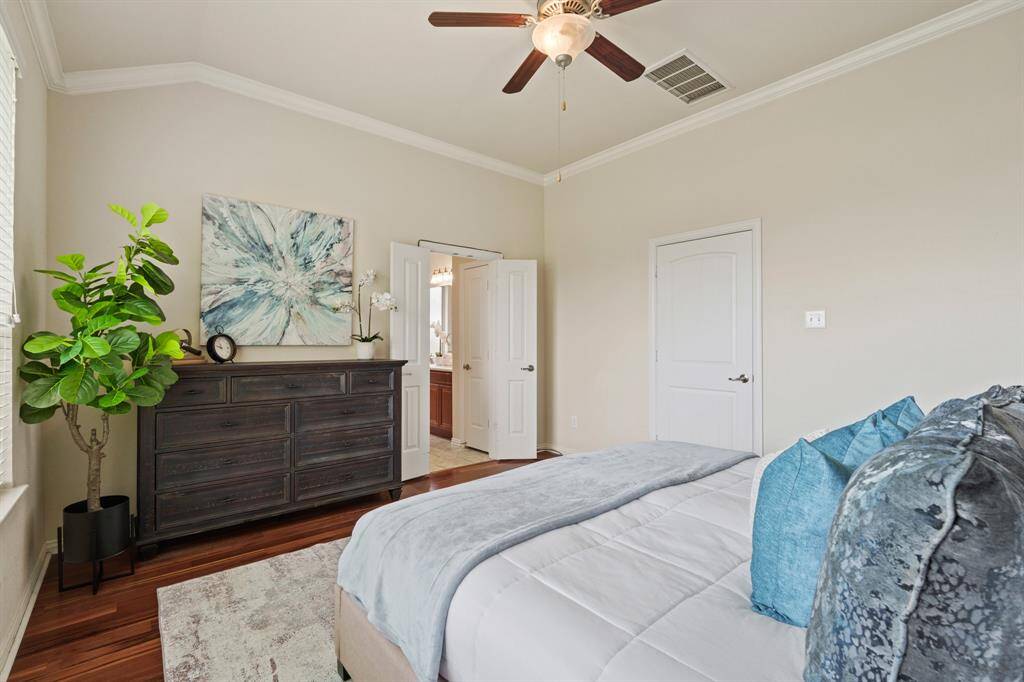 This spacious retreat is complete with a large walk-in closet and a spotless ensuite bathroom, creating the perfect escape from the everyday.