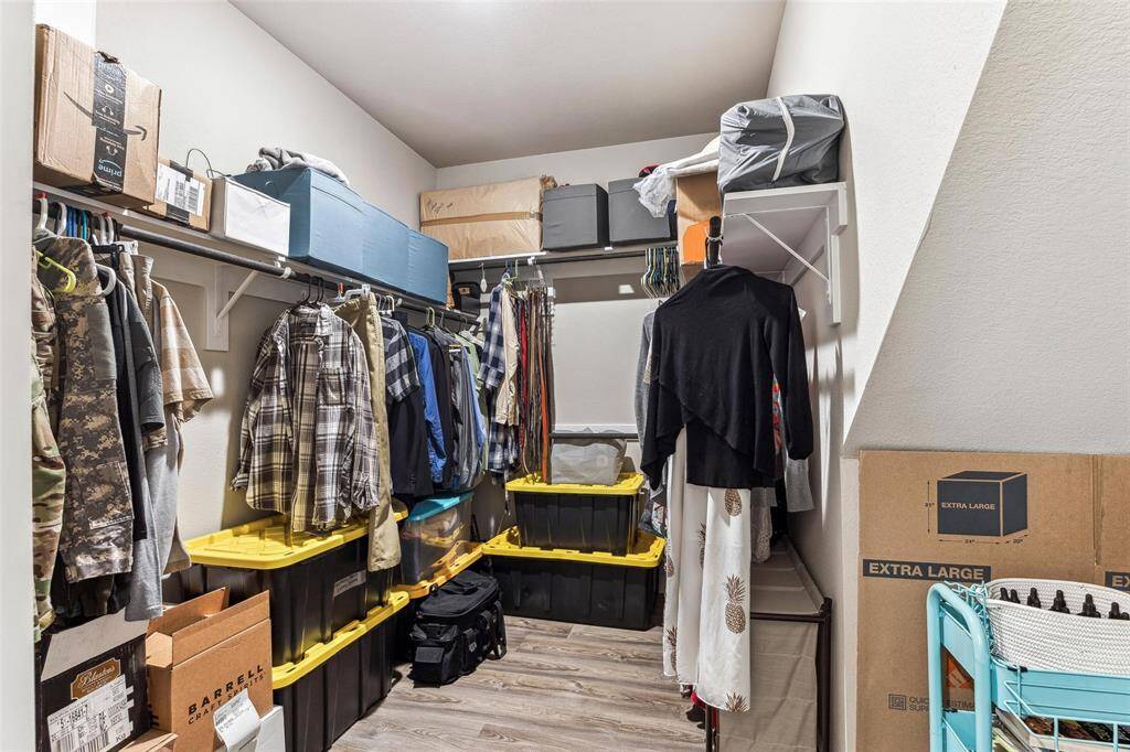 Huge primary closet