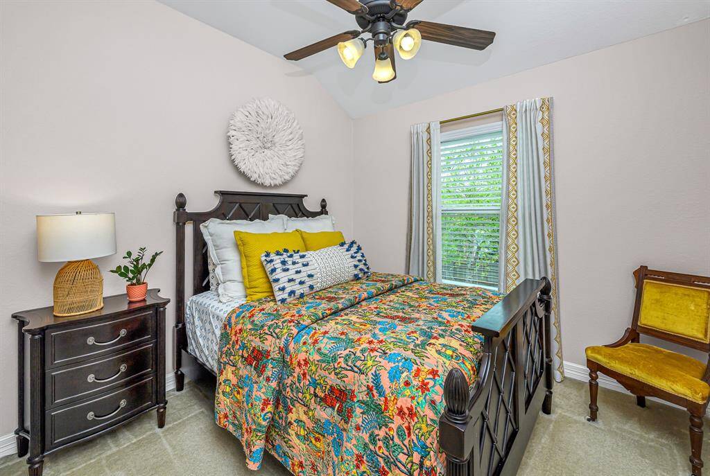 This view shows the smooth transition between the upstairs work/study station and the spacious game room beyond. Great flow for a multi-functional lifestyle.