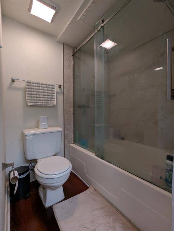 CLose up of shower/ toilet space