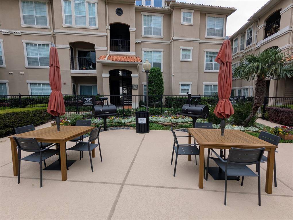 Community BBQ area.