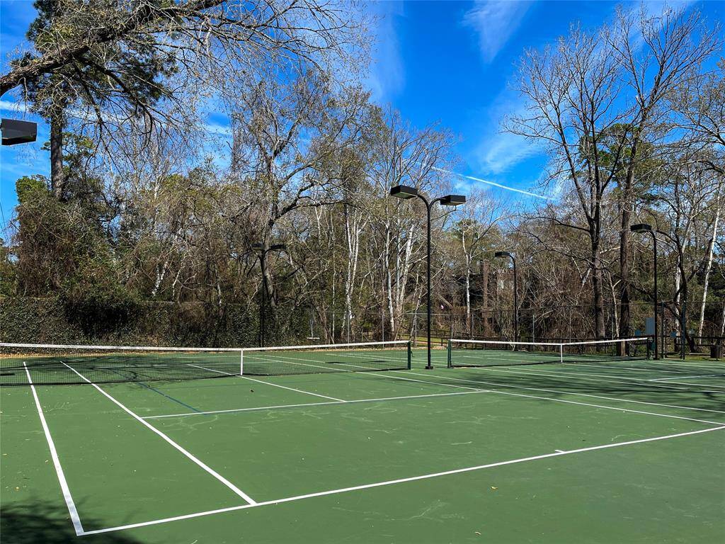 Tennis or pickle ball courts in the community.
