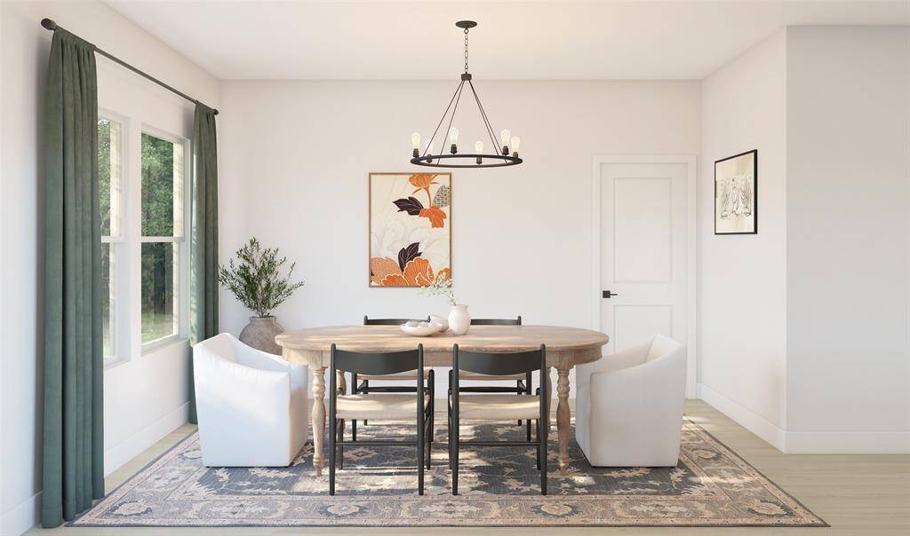 Charming dining area (*Artist rendering used for illustration purposes only.)