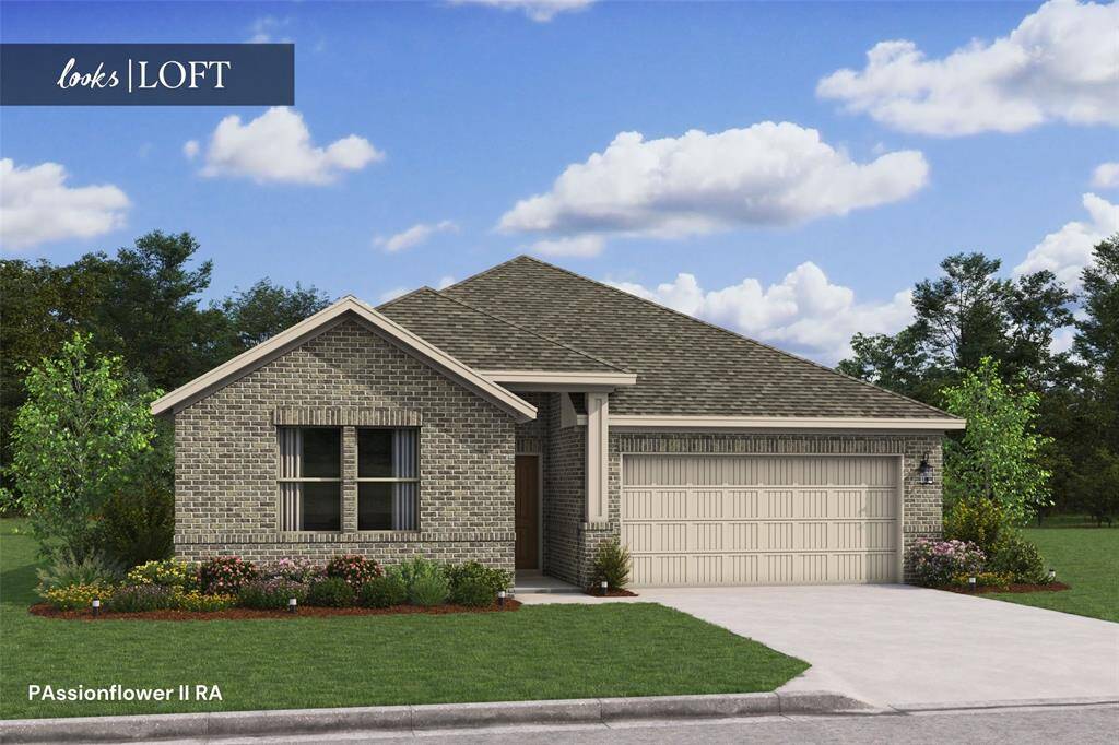 Stunning Passionflower II design by K. Hovnanian Homes in elevation RA built in Aspire at The Hills of Town Creek. (*Artist rendering used for illustration purposes only.)