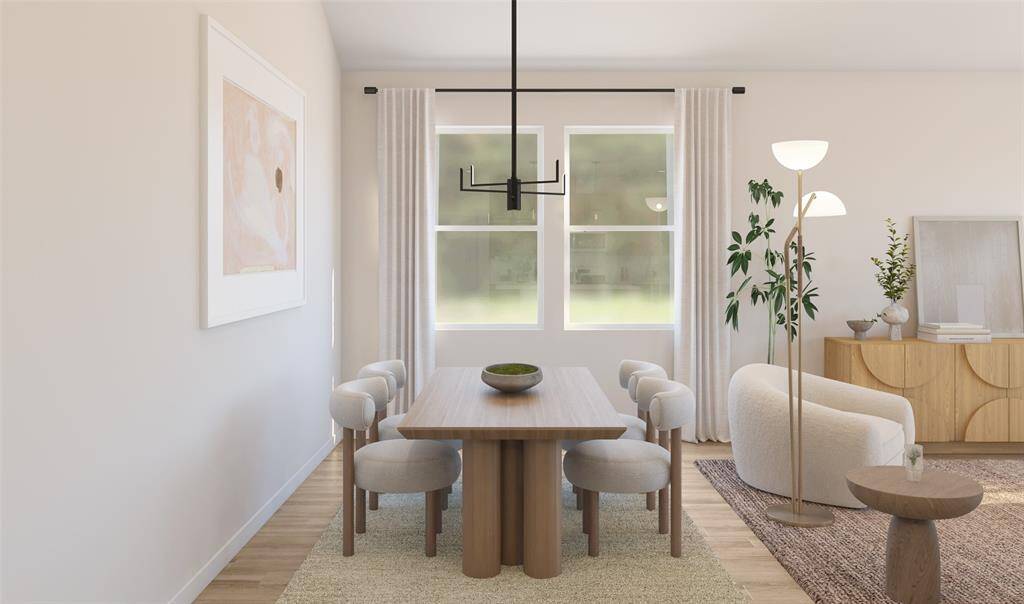 Charming dining area (*Artist rendering used for illustration purposes only.)