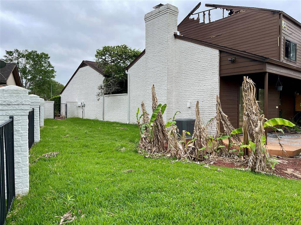 Destroyed home will be removed and lot will be cleared on or around May 1, 2025. NORTH side yard