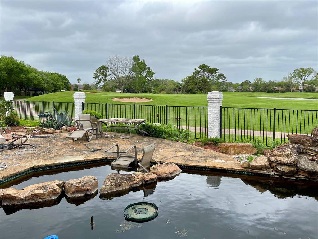 View along 160' fence onto Golf Course