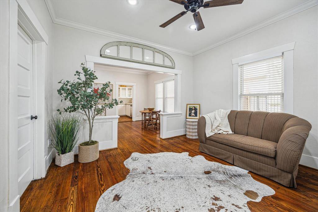 There is no wasted space in this home.  A simple floorplan on a large lot - perfect for living in now and expanding later.