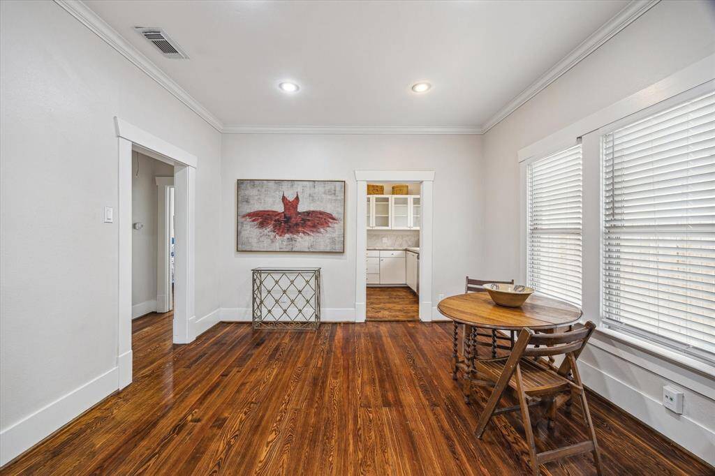 Recessed lighting throughout the house.